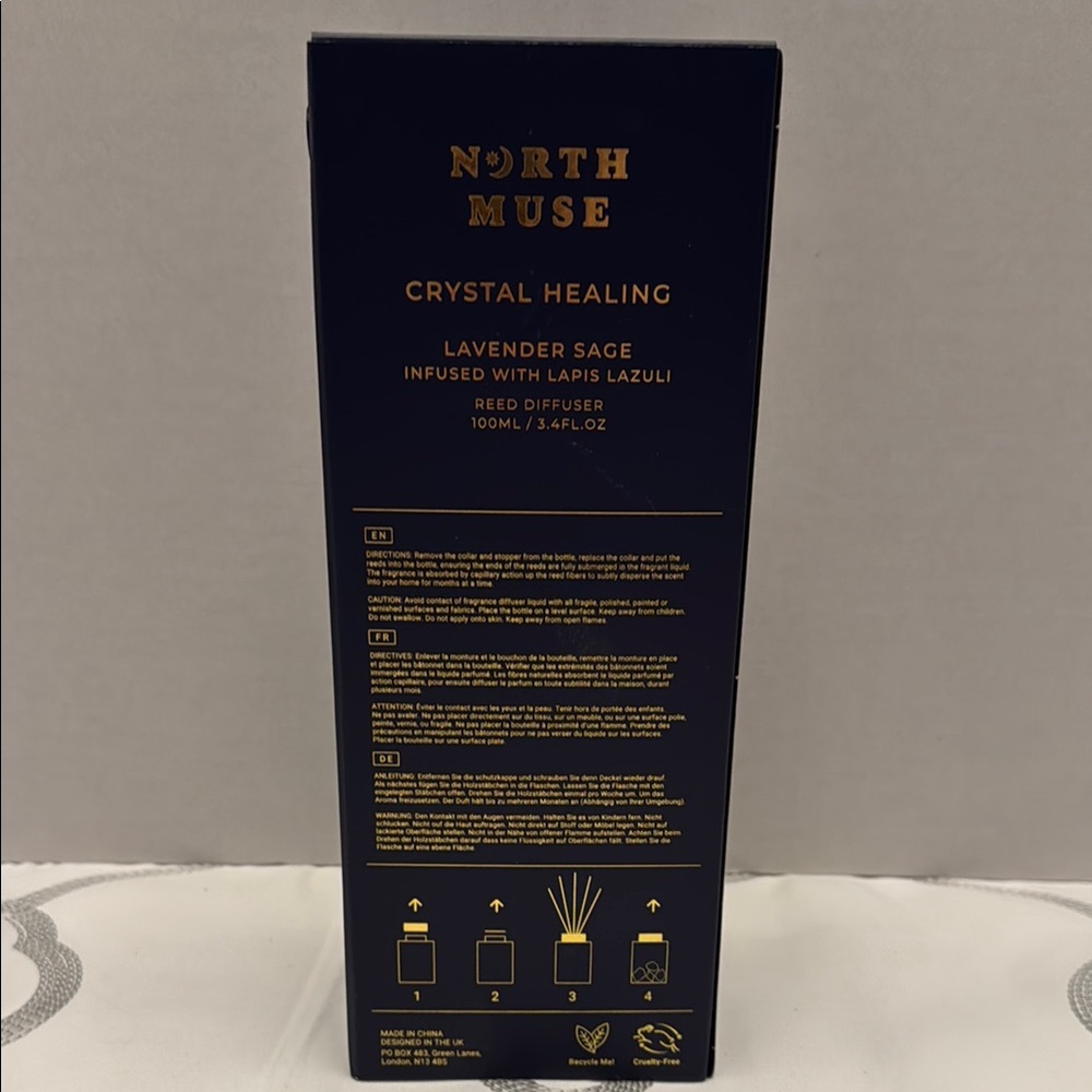 North Muse Lavender Sage Reed Diffuser - Picture 2 of 2